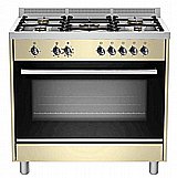 תנור משולב כיריים סאוטר חצי-מקצועי SAUTER SOC9070CR קרם, 90 ס"מ 5 מבערים מבער כפול (ווק). תנור משולב כיריים סאוטר חצי-מקצועי SAUTER SOC9070CR קרם, 90 ס"מ 5 מבערים מבער כפול (ווק).