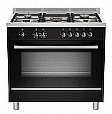 תנור משולב כיריים סאוטר חצי-מקצועי SAUTER SOC9070B שחור, 90 ס"מ 5 מבערים מבער כפול (ווק). תנור משולב כיריים סאוטר חצי-מקצועי SAUTER SOC9070B שחור, 90 ס"מ 5 מבערים מבער כפול (ווק).