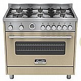 תנור משולב כיריים סאוטר חצי־מקצועי SAUTER SOC9080CR קרם,90 ס"מ, עם 6 מבערים גז (מתוכם 2 מבערי טורבו). תנור משולב כיריים סאוטר חצי־מקצועי SAUTER SOC9080CR קרם,90 ס"מ, עם 6 מבערים גז (מתוכם 2 מבערי טורבו).