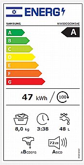 ����� �����9 ���� ������ ��� ���� Samsung WW90CGC045AE   1400 ��"�