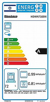 ����  ������� ������ ����� ������ �� Blomberg HDWN 7100IX  ������� , ������ ��"� ���� ������