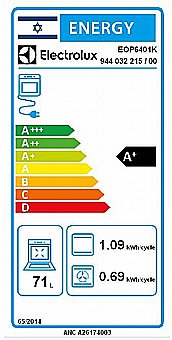 ���� ����� �������� ���������� Electrolux  EOP6401K ���� 71 ���� 