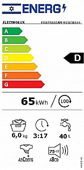 ����� ����� ���������� ��� ����� 7 ���� 1200 ��"� Electrolux EW6T4723AM