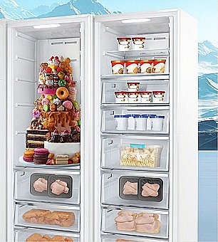 ����� ���� ��� 7 ���� ���� 70 �"� CHiQ MC-F1730WH � ��� 380 ����, Total No Frost ������� ���� �����